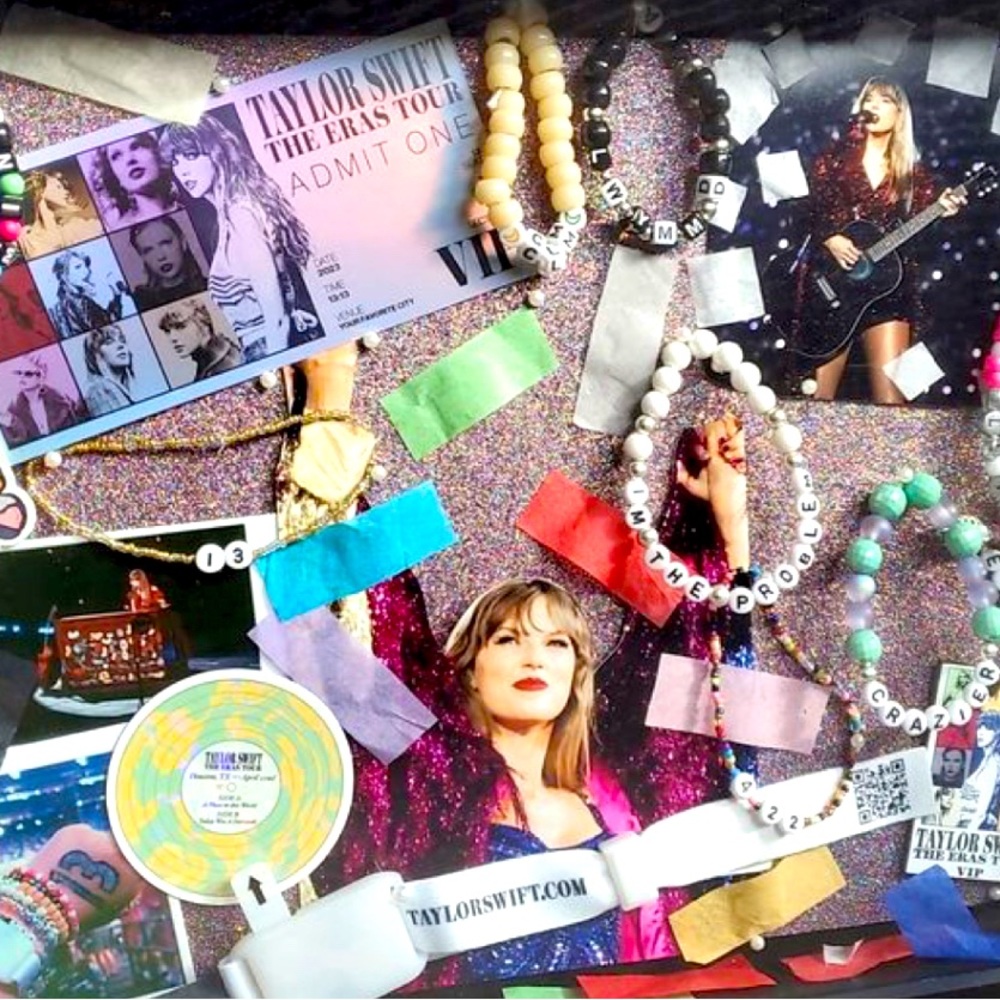 Taylor swift custom shadow box.